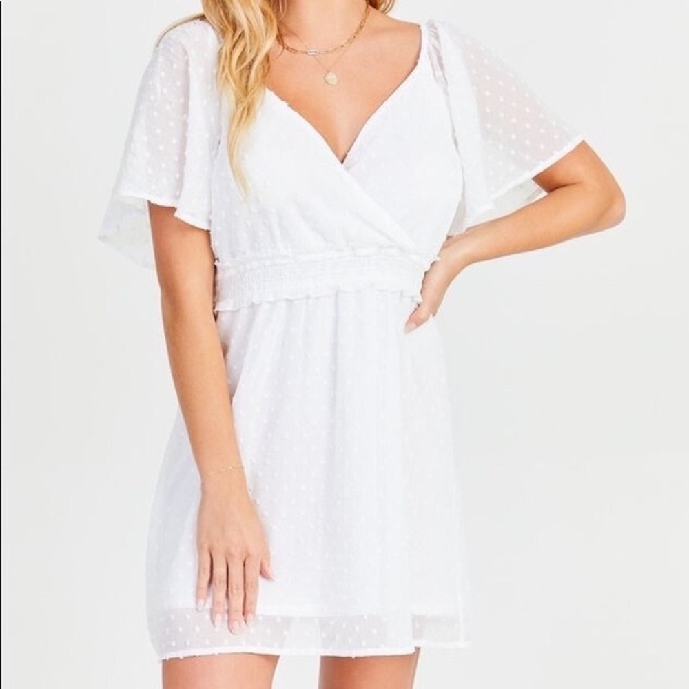 Altar’d State White Bridal Shower Dress- Medium